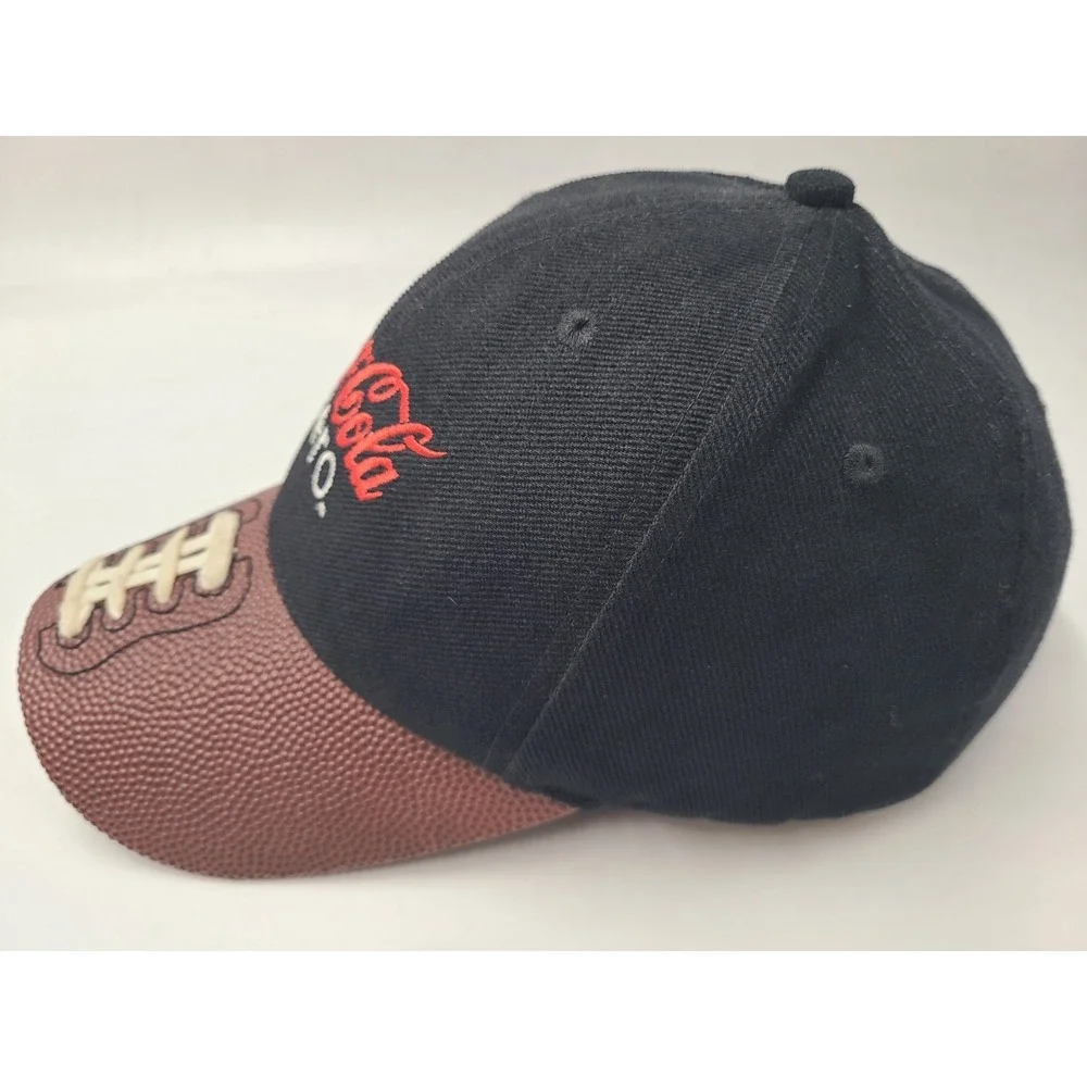 Coca-Cola Zero Football Brim Adjustable Hat Cap Casual Dad Men Women Black Brown